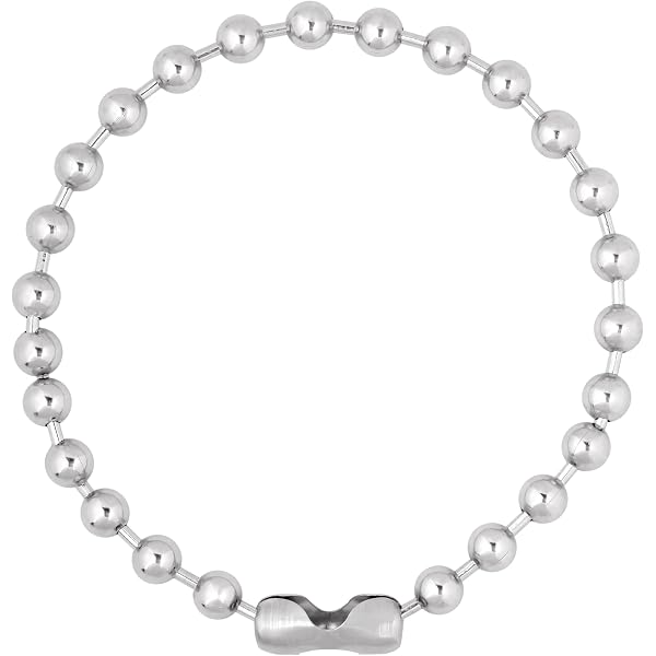 haiaxx Women Choker Big Ball Punk Jewelry 7.5mm Alloy Bead